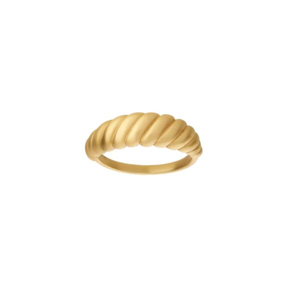 byBiehl Seashell Ring Forgyldt 5-3601-GP